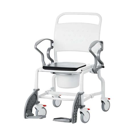 Rebotec Boston Wide Commode Chair Blue Aid Assist Aid Assisted