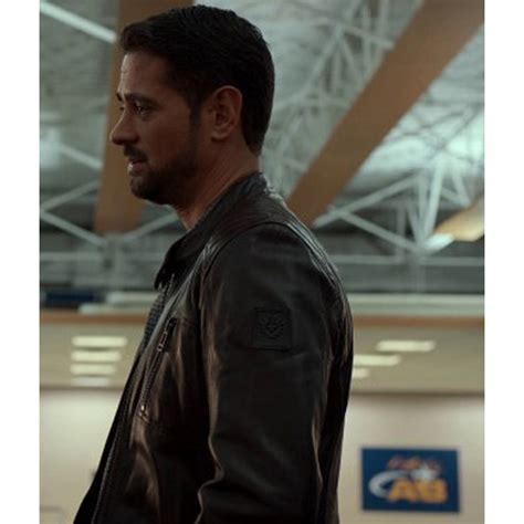 Biker Jr Ramirez Manifest Season 4 Jared Vasquez Leather Jacket