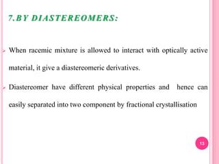 Resolution of racemic mixture | PPT