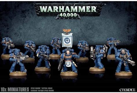 Warhammer 40000 Space Marine Tactical Squad Warhammer 40k 2020 Edition