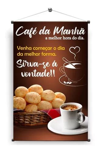 Banner Café Da Manhã Padaria Pão Fruta Leite Melhor Forma