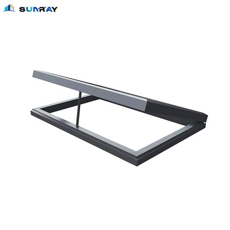 Sunray Hot Selling Built In Louver Roof Automatic Skylight Aluminum