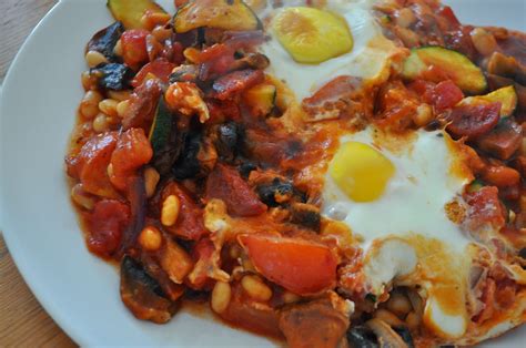 Loulouloves Chorizo And Bean Baked Eggs A Recipe