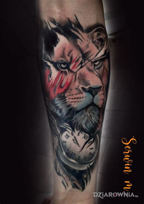 Tatua Lion Autor Pracownia Tatua U Serwin M Dziarownia Pl