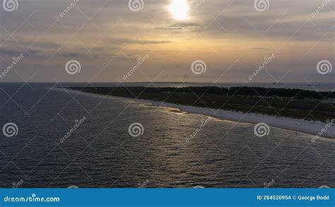 Fort Morgan, Alabama Beach at Sunset in July Stock Photo - Image of ...