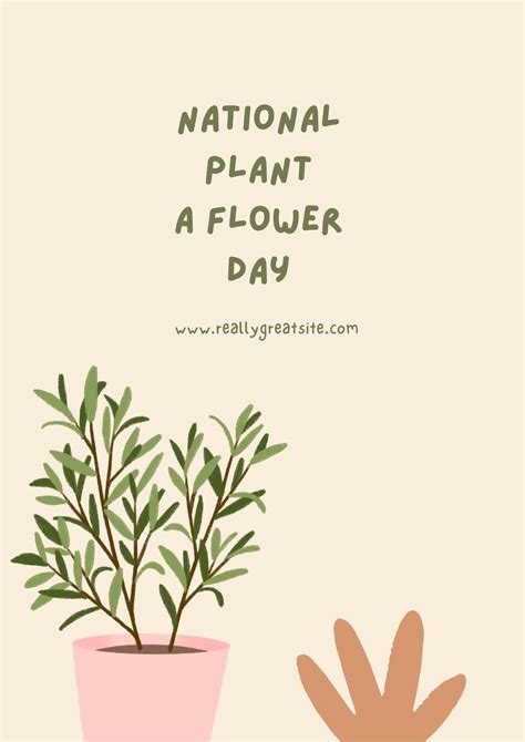 National Plant A Flower Day