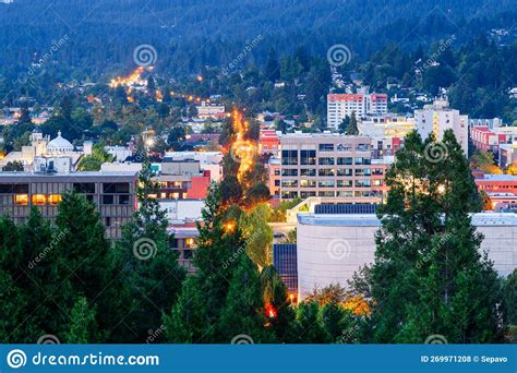 Eugene, Oregon, USA Downtown Cityscape Stock Photo - Image of pacific, hills: 269971208