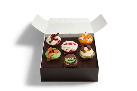 The Hummingbird Bakery Vegan Halloween Cupcake Selection Box