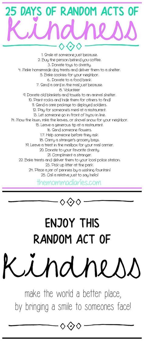 Random Acts Of Kindness Printables