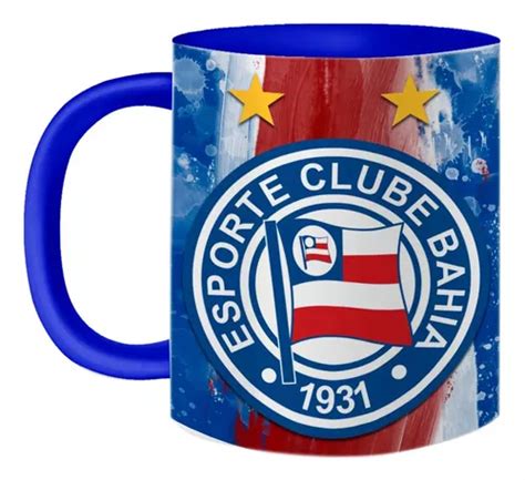 Caneca De Porcelana Personalizada Time Bahia Nome N Mero Parcelamento