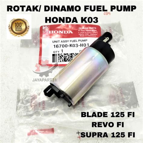 ROTAK DINAMO FUEL PUMP HONDA K03 ASLI ORIGINAL AHM BLADE 125 FI REVO