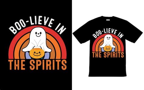 Premium Vector Halloween Boo T Shirt Design For Happy Halloween