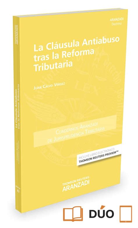 La Clausula Antiabuso Tras La Reforma Tributaria Papel E Book