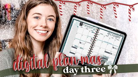 DIGITAL PLAN WITH ME IPad Pro PLAN MAS Day 3 Christmas