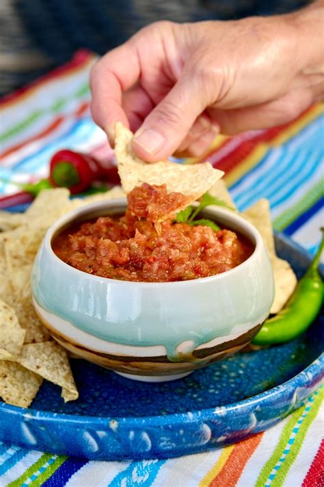 Easy To Make Fire Roasted Salsa Mia S Cucina