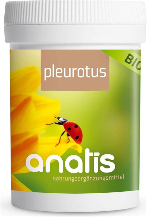 Pleurotus Bio Capsule Anatis Naturprodukte Vitalabo Shop Online