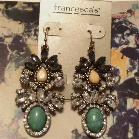 Francesca S Collections Jewelry Francescas Faceted Crystal Earrings