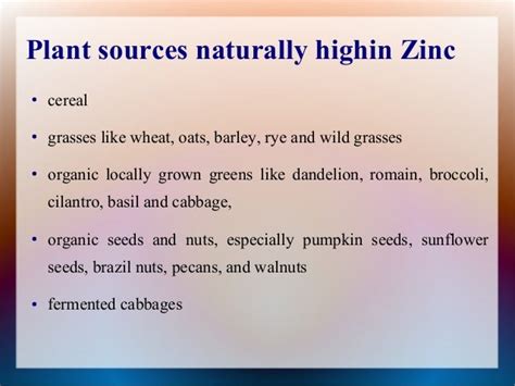 Zinc deficiency: causes, treatment and prevention