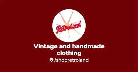 Vintage And Handmade Clothing Instagram Facebook Tiktok Linktree