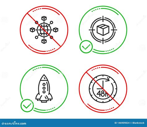 Red De Rocket De La Log Stica Y Paquete Que Siguen El Sistema De Los