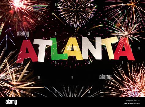 ATLANTA GEORGIA USA SIGN Stock Photo - Alamy