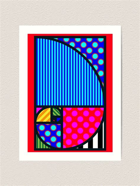 Fibo Pop Art Art Print By Hell Prints Redbubble