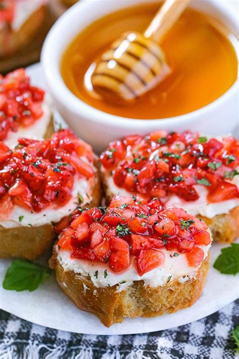 Strawberry Bruschetta Swanky Recipes