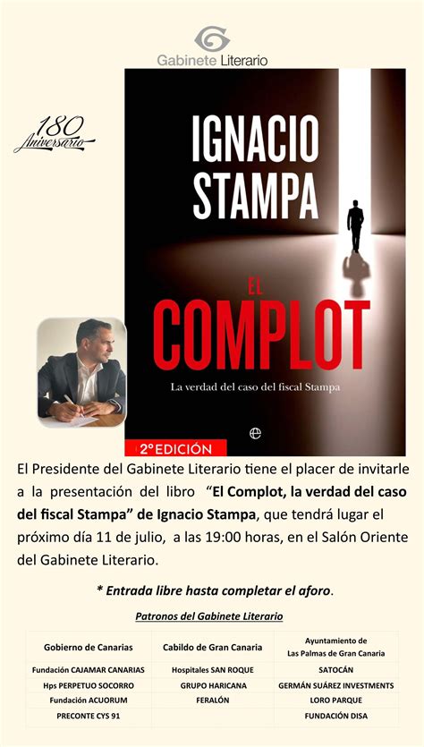 Presentaci N Del Libro El Complot La Verdad Del Caso Del Fiscal