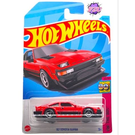 Hot Wheels 82 Toyota Supra Red Shopee Malaysia
