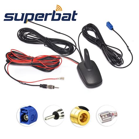 Superbat DAB DAB GPS FM AM Car Digital Radio Amplified Aerial Roof