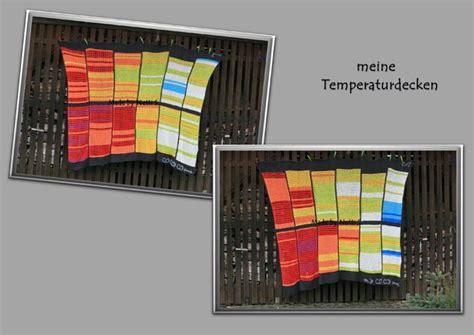 Anleitung für eine Temperaturdecke mit 8 Mustern Farben