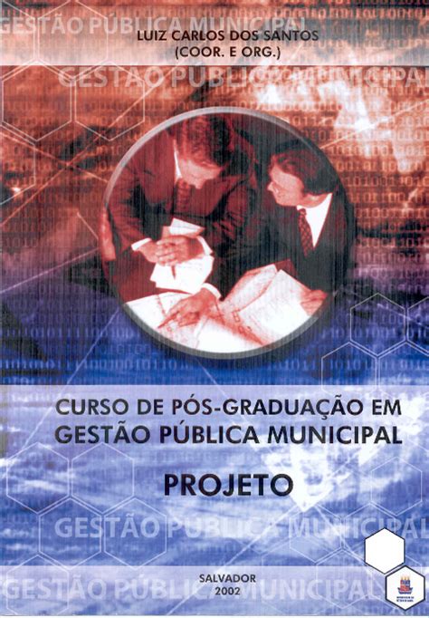 Especialização Em Gestão Pública Municipal Prof Dr Luiz Carlos