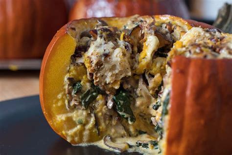 Thanksgiving Stuffed Roast Pumpkins Recipe