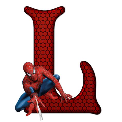 Blindada Por Deus Alfabeto Homem Aranha Png