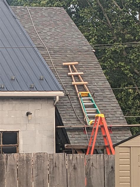 My Neighbors Beautiful Homemade Roofing Ladder Rhome