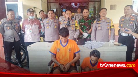 Terekam CCTV Polsek Tegalsari Surabaya Lumpuhkan Dua Bandit Curanmor