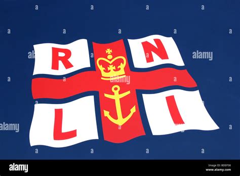 RNLI flag logo Stock Photo - Alamy
