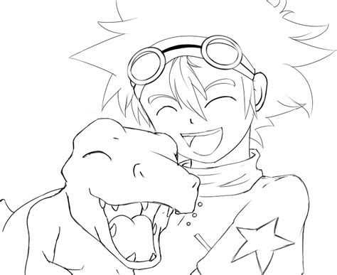 Digimon: Agumon and Tai by WhiteAmy on DeviantArt