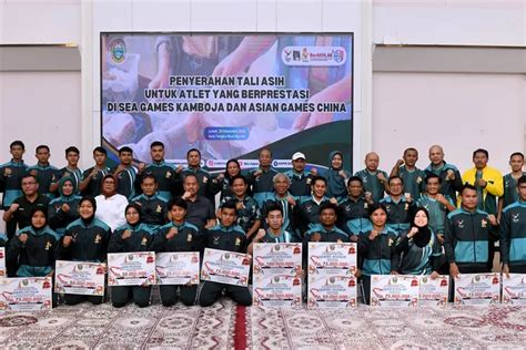 Atlet Berprestasi Sumut Di Asian Games Dan Sea Games Terima Mulai Rp 15