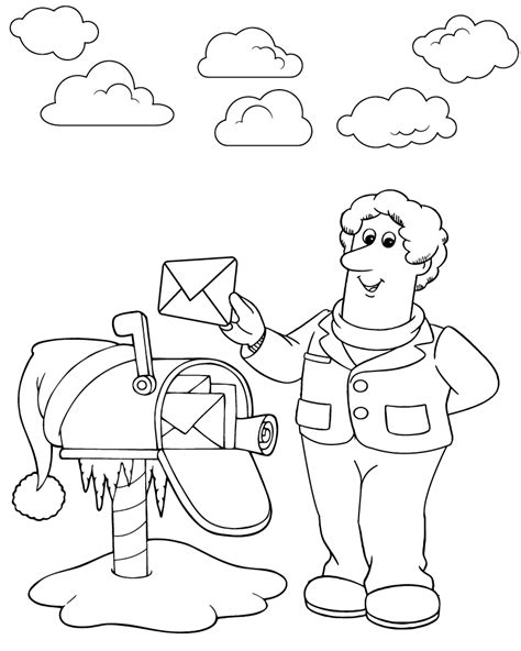 Postman Pat Coloring Page 14