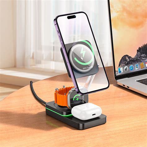 Hoco In Folding Magnetic Wireless Fast Charger Canoon Store