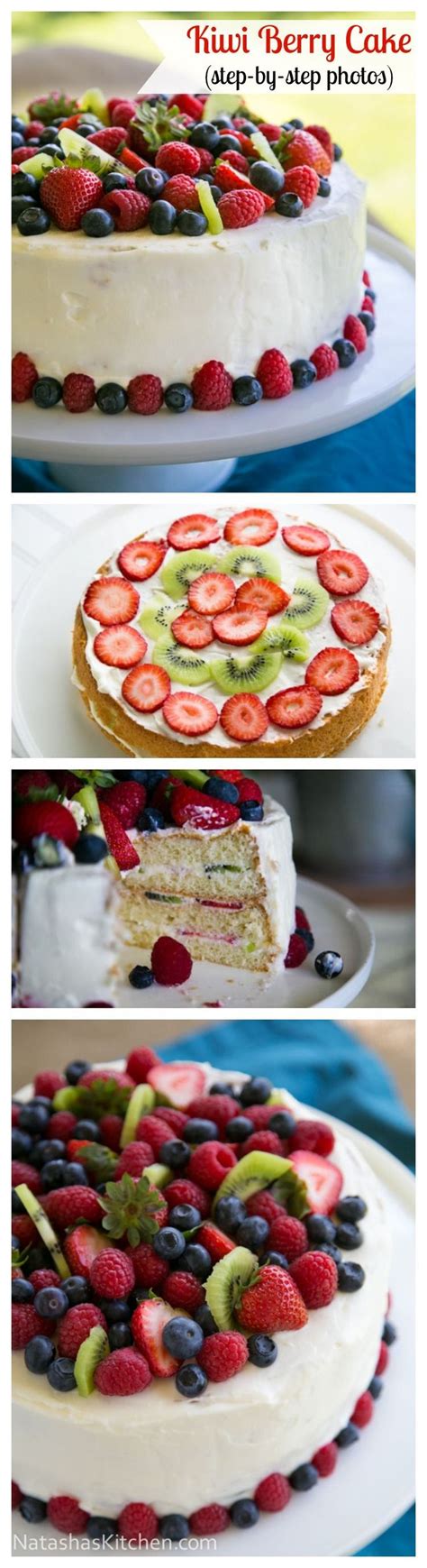 Kiwi Berry Cake Recipe Berry Cake Recipe Berry Cake Cake Recipes