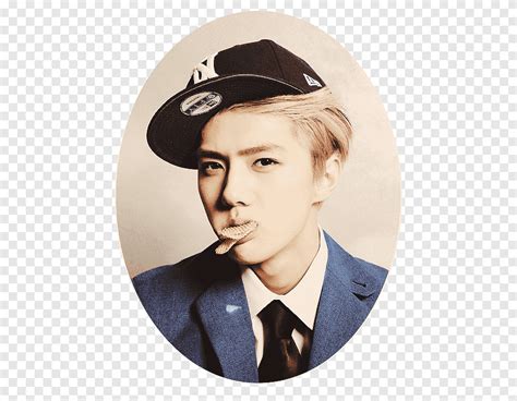 Sehun XOXO EXO K Growl Hat Sehun Png PNGEgg