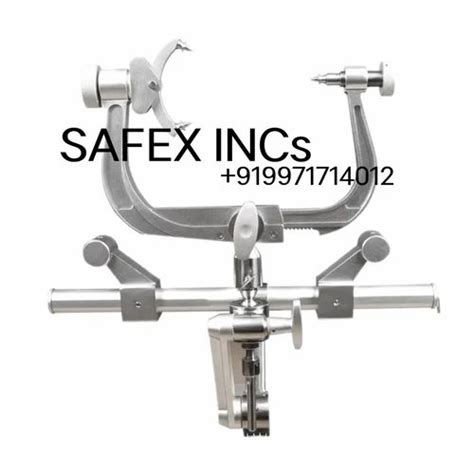 Safex Incs Stainless Steel Neuro Skull Head Clamps For Neurosurgery Disposable Or Reusable