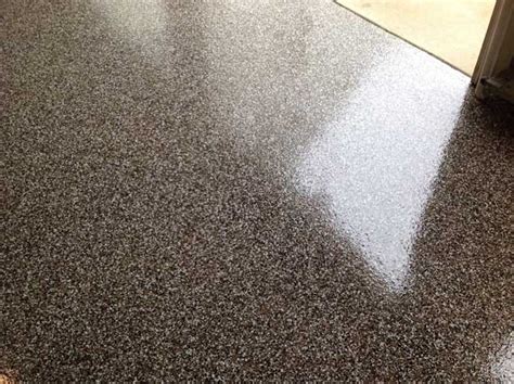 Granite Garage Floor in Cary NC - Full Flake Broadcast | Witcraft ...