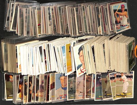 Lot Detail Lot Of Approx 400 1957 Topps Baseball Cards W 2 Roy