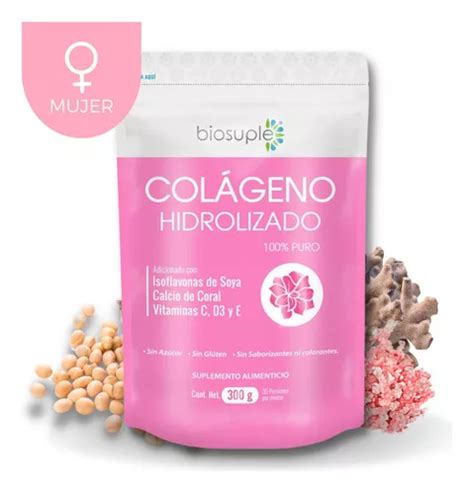 Biosuple Colágeno Hidrolizado 100 Puro 300g Sin sabor Cuotas