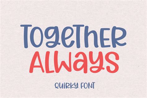 Together Always Font By Creative Fabrica Fonts · Creative Fabrica