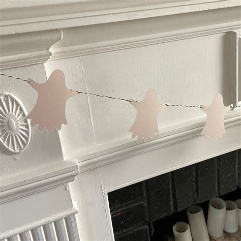 Bat & Ghost Garland Template for Hand Cutting or Cutting Machines