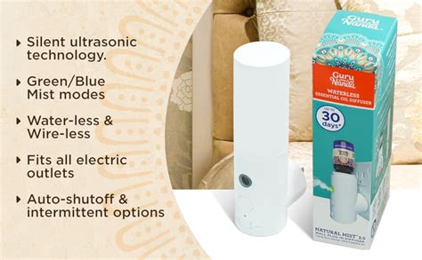 Amazon GuruNanda Portable Diffuser Plug In 2 0 With FREE Essential